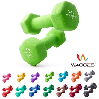 Wacces 2-Pack Neoprene Coated Dumbbell Hand Wights