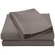 Thumbnail 5, Miranda Haus 600-Thread Count Cotton and Polyester Solid Bed Sheet Set. Changes active main hero.