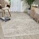 Nourison Damask Distressed Contemporary Area Rug - Thumbnail 45