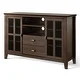 WYNDENHALL Stratford SOLID WOOD 53 inch Wide Contemporary TV Media Stand For TVs up to 55 inches - 53 inch wide - Thumbnail 30
