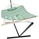 Rope Hammock with Stand Pad & Pillow - Portable - Choose Color - Thumbnail 31