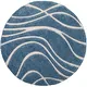 preview thumbnail 74 of 103, SAFAVIEH Florida Shag Sigtraud Abstract Waves 1.2-inch Area Rug