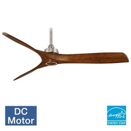 MinkaAire Aviation 3 Blade 60" Aviation Energy Star 3 Blade Indoor Ceiling Fan with Remote Control and Blades Included