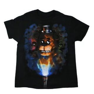 Five Nights at Freddy's Flashlight Youth Black T-Shirt