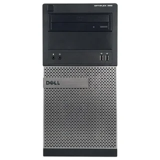 Dell OptiPlex 390 Computer Tower Intel Core I3 2100 3.1G 8GB DDR3 2TB Windows 10 Pro 1 Year Warranty (Refurbished) - Black