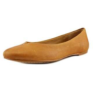 Lucky Brand Finorah Women Round Toe Leather Brown Flats (Option: 11)