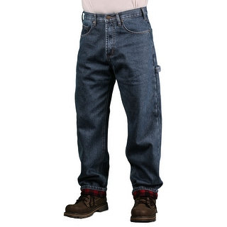 Outback Rider Men's Flannel Lined Carpenter Jeans