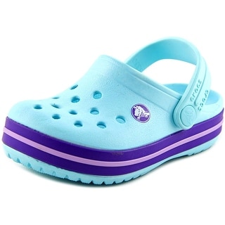 Crocs Crocband Clog K Toddler Round Toe Synthetic Blue Clogs