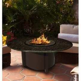 California Outdoor Concepts 5010-BR-PG11-BM-42 Carmel Chat Height Fire Pit-Br...