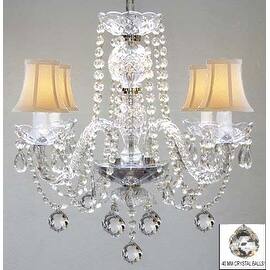 Swarovski Crystal Trimmed Chandelier Lighting Murano Venetian Style