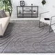 preview thumbnail 7 of 103, SAFAVIEH Florida Shag Sigtraud Abstract Waves 1.2-inch Area Rug