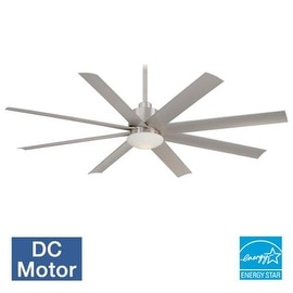 MinkaAire Slipstream 65" 8 Blade Indoor / Outdoor Ceiling Fan with Blades and Light Kit Included