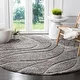 preview thumbnail 10 of 103, SAFAVIEH Florida Shag Sigtraud Abstract Waves 1.2-inch Area Rug