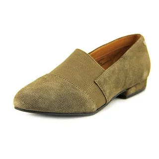 GH Bass & Co Giovanna Women W Round Toe Suede Brown Loafer
