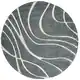 preview thumbnail 62 of 103, SAFAVIEH Florida Shag Sigtraud Abstract Waves 1.2-inch Area Rug