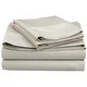 Thumbnail 6, Miranda Haus 600-Thread Count Cotton and Polyester Solid Bed Sheet Set. Changes active main hero.