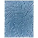 preview thumbnail 46 of 103, SAFAVIEH Florida Shag Sigtraud Abstract Waves 1.2-inch Area Rug