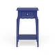 Thumbnail 25, Daniella 1-Drawer Wood Storage Accent End Table by iNSPIRE Q Bold. Changes active main hero.
