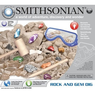 Smithsonian Rock And Gem Dig Science Kit
