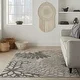 preview thumbnail 90 of 158, Nourison Aloha Floral Modern Indoor/Outdoor Area Rug 7' x 10' - Silver Grey