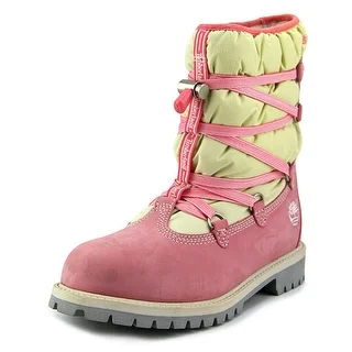 Timberland 6In Quilted Sweet Youth Round Toe Leather Snow Boot