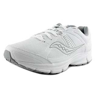 Saucony Grid Momentum Round Toe Leather Sneakers