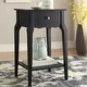 Thumbnail 11, Daniella 1-Drawer Wood Storage Accent End Table by iNSPIRE Q Bold. Changes active main hero.