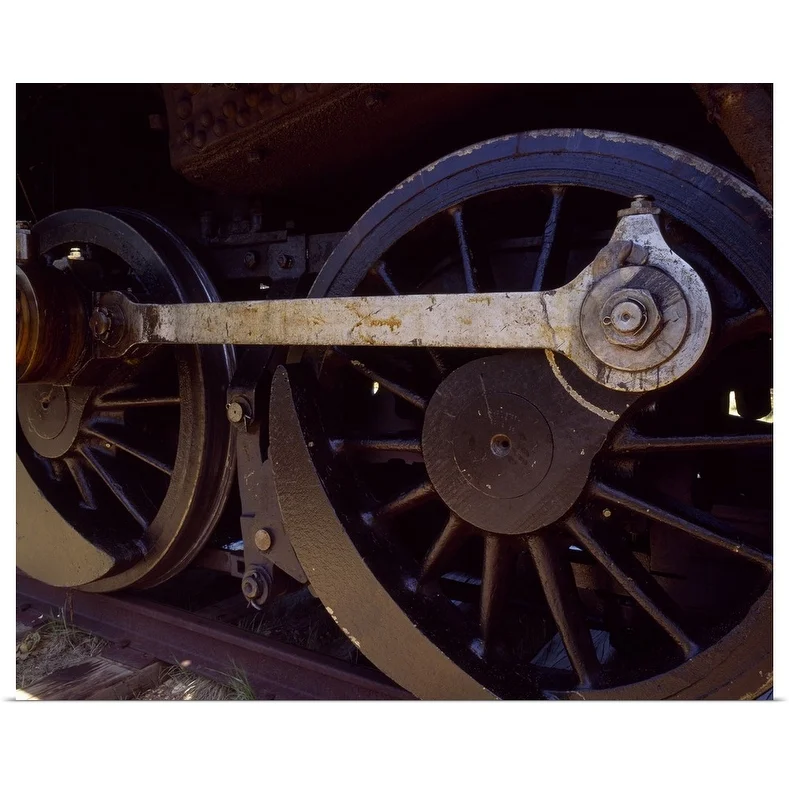 "Steam Engine Wheels AZ" Poster Print