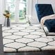 preview thumbnail 30 of 128, SAFAVIEH Hudson Shag Ogee Trellis 2-inch Thick Area Rug