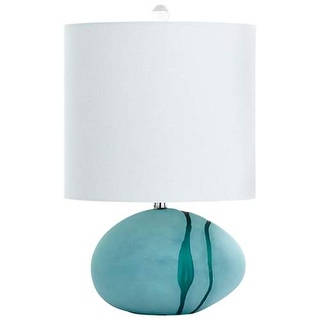 Cyan Design Small Terza Table Lamp Terza 2 Light Accent Table Lamp with White Shade