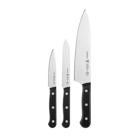 Henckels Solution 3-pc Starter Knife Set - Stainless Steel