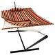 Rope Hammock with Stand Pad & Pillow - Portable - Choose Color - Thumbnail 43
