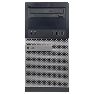 Dell OptiPlex 7010 Computer Tower Intel Core I3 3220 3.3G 16GB DDR3 2TB Windows 7 Pro 1 Year Warranty (Refurbished) - Black