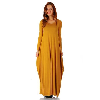 Simply Ravishing Maxi Boho Harem Long Sleeve Dress (Size: S-5X)