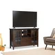 WYNDENHALL Stratford SOLID WOOD 53 inch Wide Contemporary TV Media Stand For TVs up to 55 inches - 53 inch wide - Thumbnail 0