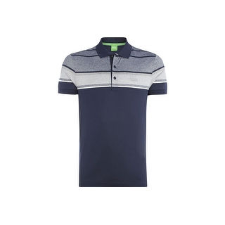 Hugo Boss Green Men's Slim Fit Paule 5 Polo Shirt Navy