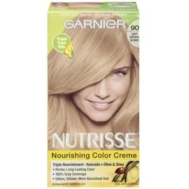 Garnier Nutrisse Nourishing Color Crème, Light Natural Blonde [90] 1 ea