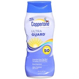 Coppertone 8-ounce UltraGuard Sunscreen Lotion SPF 50