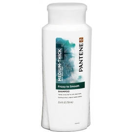 Pantene Pro-V Medium-Thick Hair Solutions Frizzy to Smooth Shampoo 25.40 oz