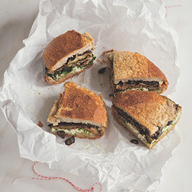 Press-To Pesto Picnic Sandwiches