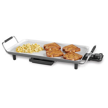 Oster electic griddle with metal handles