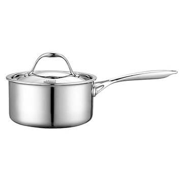 Cooks Standard 1.5 quart stainless steel saucepan