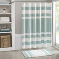 Madison Park Spa Waffle Shower Curtain with 3M Treatment