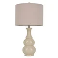 Ivory Crackle Table Lamp 26.5-inch