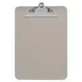 Universal Smoke Plastic Clipboard with 1" High Capacity Clip (Pack of 9)
