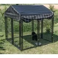 Lucky Dog 52"H x 4'W x 4'L Pet Resort Kennel w/cover