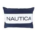Nautica Mainsail Striped Breakfast Logo Pillow