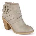 Journee Collection Women's 'Strap' Multi Strap Ankle Boots
