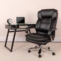 Hercules Series 24/7 Intensive Use Multi-shift, Big and Tall 500-pound Capacity Leather Executive Sw