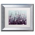 Beata Czyzowska Young 'Somewhere Over the Rainbow' White Matte, Silver Framed Wall Art